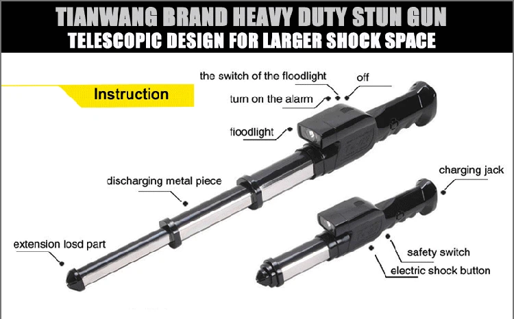 electric baton stick